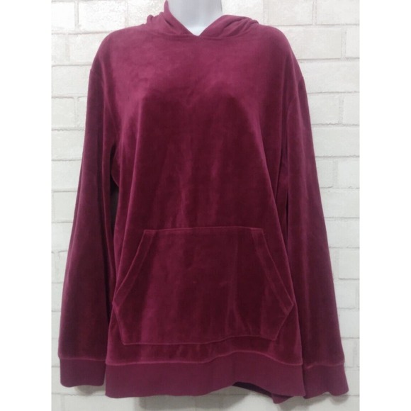 PacSun Tops - Pacsun Los Angeles Womens Pullover Hooded Sweatshirt Hoodie Size Large Purple